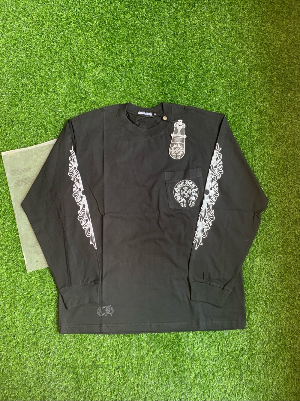 Black Chromehearts Long-Sleeve - M